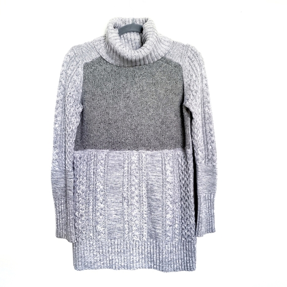 Banana Republic Mixed Stitch Turtleneck Sweater S - Picture 1 of 4